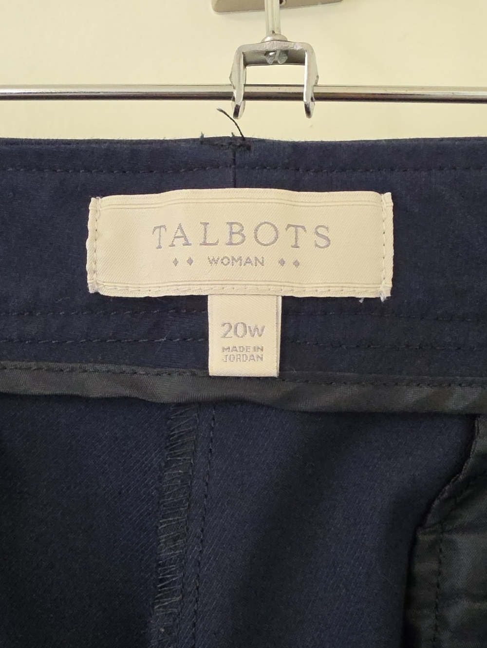Talbots Navy Blue Women’s Plus Size Trousers